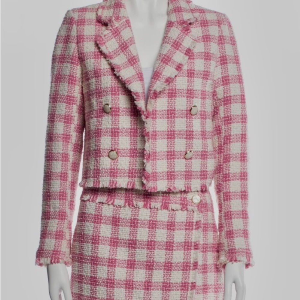 House Of Harlow 1960 Tweed Set Jacket and Skort